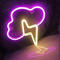 Vista 144 de Cloud Neon Signs, LED Light for Wall Decor, Battery or USB Powered for Bedroom Aesthetic Teen Girl Kid Room Christmas Wedding Party (White)