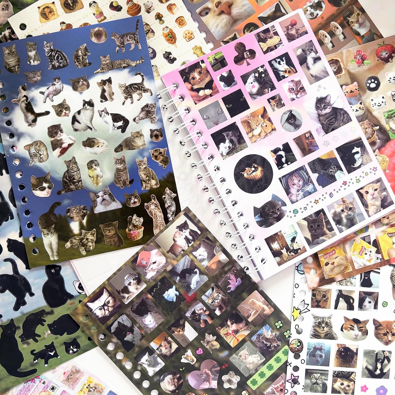 Japanese Sticker Book for Journaling Supplies,Cats Stickers for Planner image 4