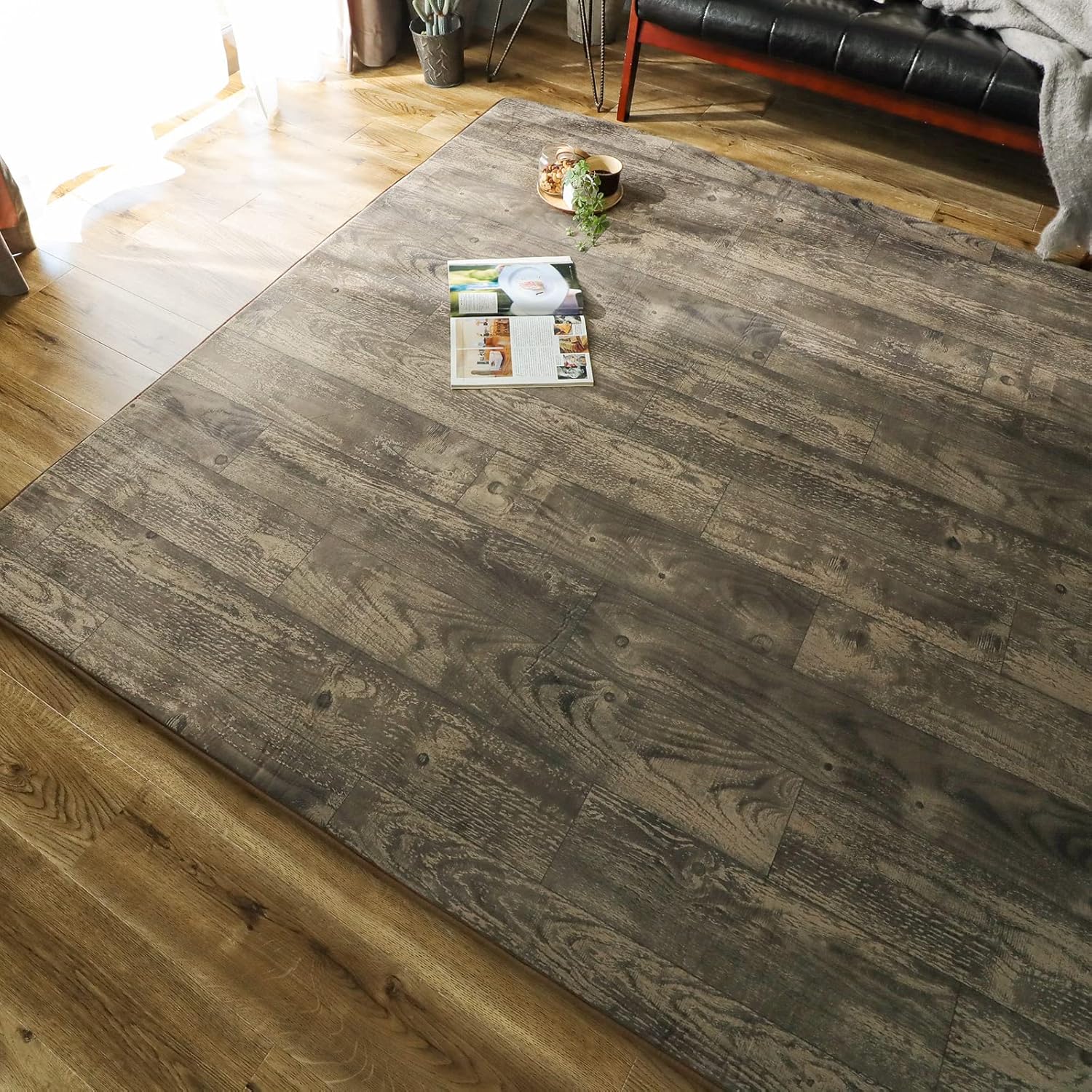 北欧ヴィンテージ☆手織りブンデンローゼンゴング織りタペストリー赤い