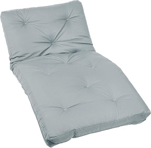 Miniatura 24 de Poly Solid - Colchón de futón completo, 8 pulgadas, color azul polvoriento Negro -,Azul,rosado (Blush Pink),Borgoña,Burnt orange,2-Burnt