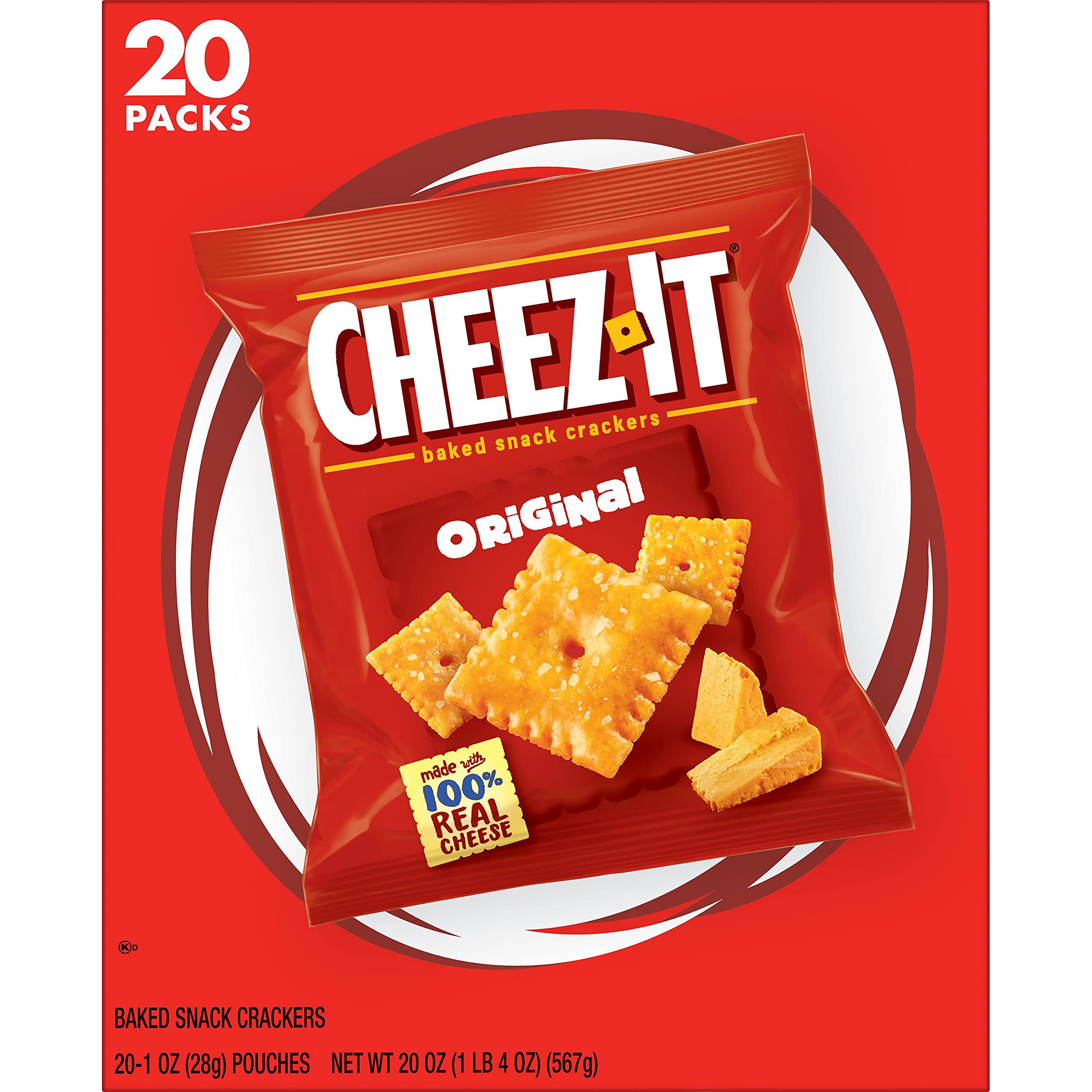Buy CheezIt Cheese Crackers, Baked Snack Crackers, Office and Kids