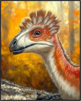 Posterizer 1 pcs - Hadrosaurus - herbivore with a unique beak - Late Cretaceous Dinosaur - Art for Animal Lovers - Gift for Men Women - Living Room Bedroom Decor - 08x10 unframed wall art