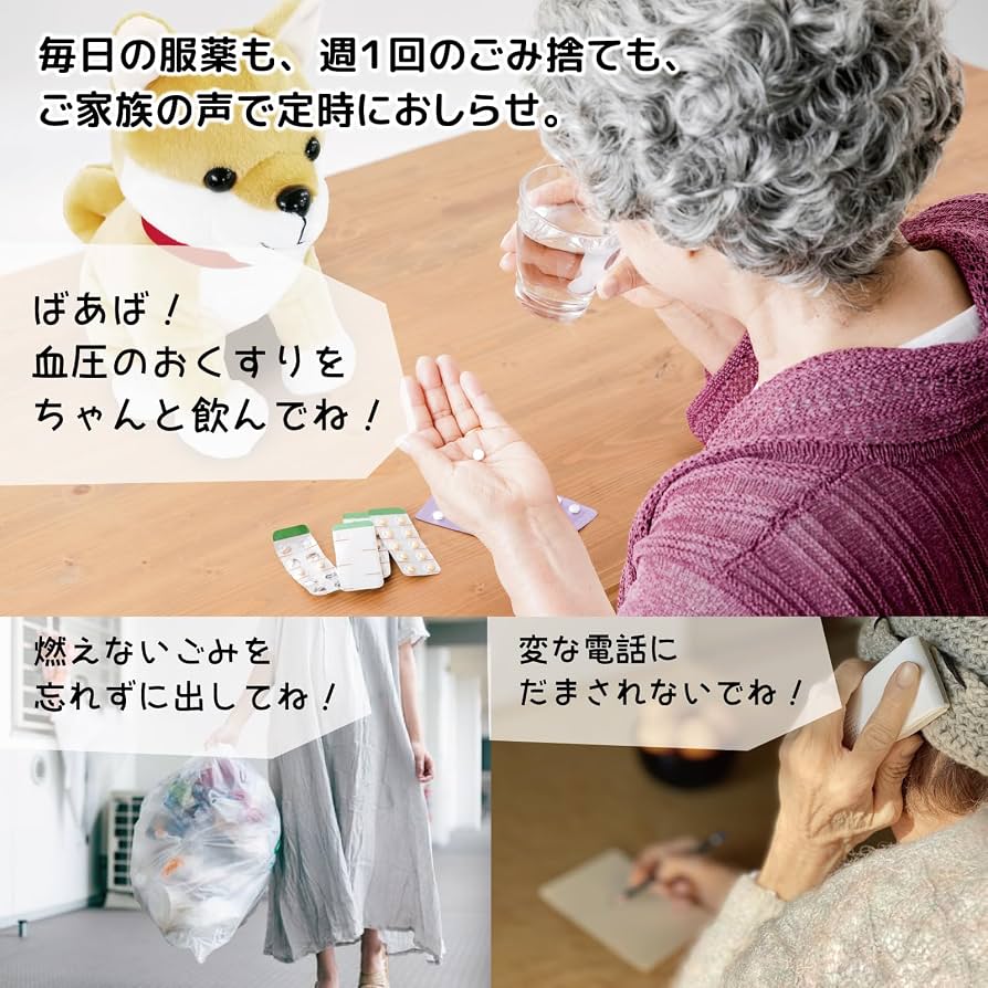 Amazon.co.jp: 群馬電機 時間だよ! おしらせとうばん みけ おしゃべり