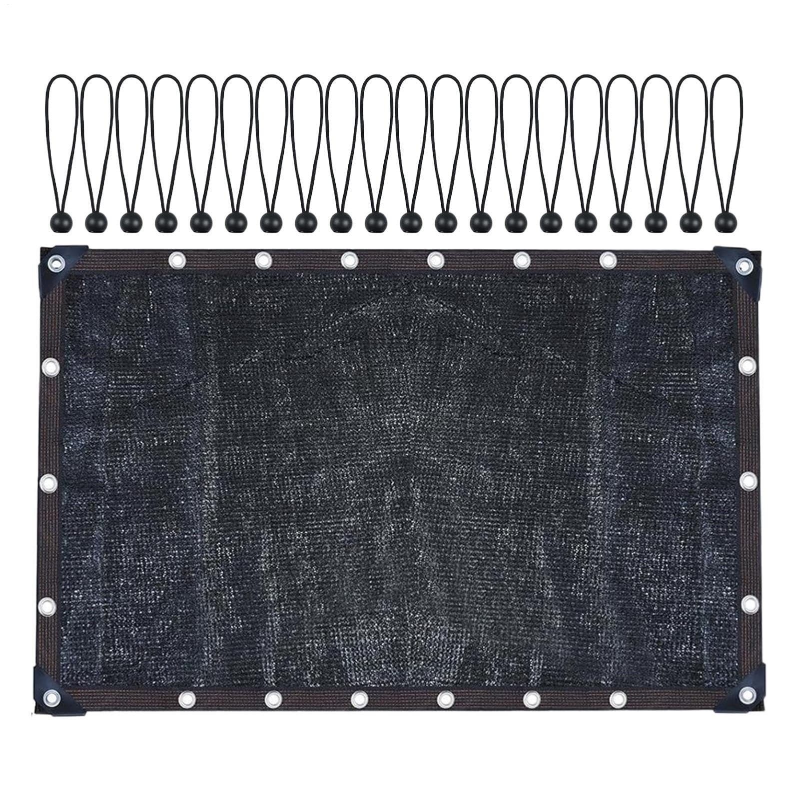 Copertura per pollame con protezione UV, confezione da 20 pezzi, rete ombreggiante in tessuto per polli, serre, per cortile, patio, giardino, balcone
