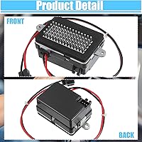 Vista 6 de ACROPIX Resistor de motor de soplador de HVAC Módulo de control de ventilador de CA para Jeep Grand Cherokee 4.0L 4.7L 2001-2004 No.5012699AA
