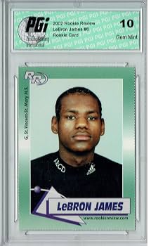 Amazon.com: LeBron James 2002 Rookie Review High School Card #6