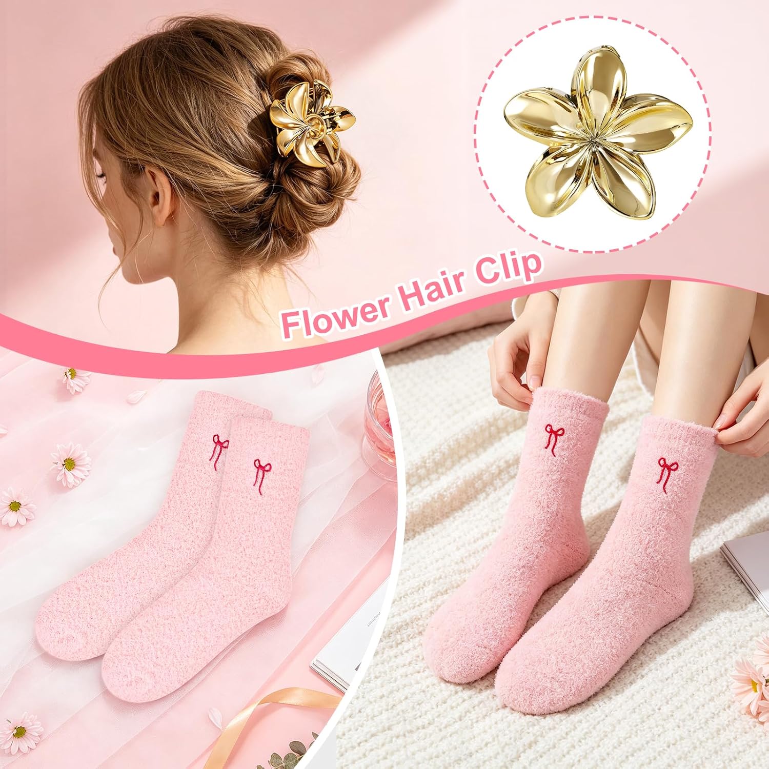 Birthday Gifts for Women,Teen Girl, Her,Birthday Unique Female Gift Ideas for Girl Best Friend Pink Box Gift Basket for Women Gifts Set for Teenage Girl Sister Mom Relaxing Presents Set