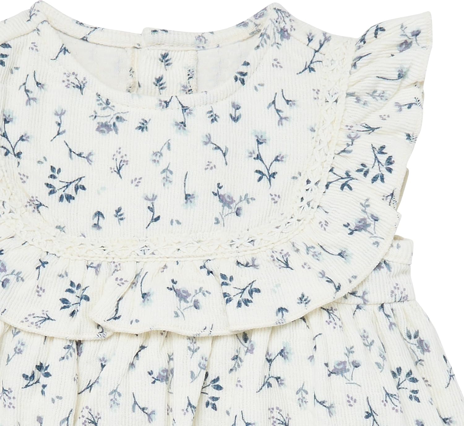 Modern Moments by Gerber baby-girls Ruffle Bodice Bubble Romper - Image 4