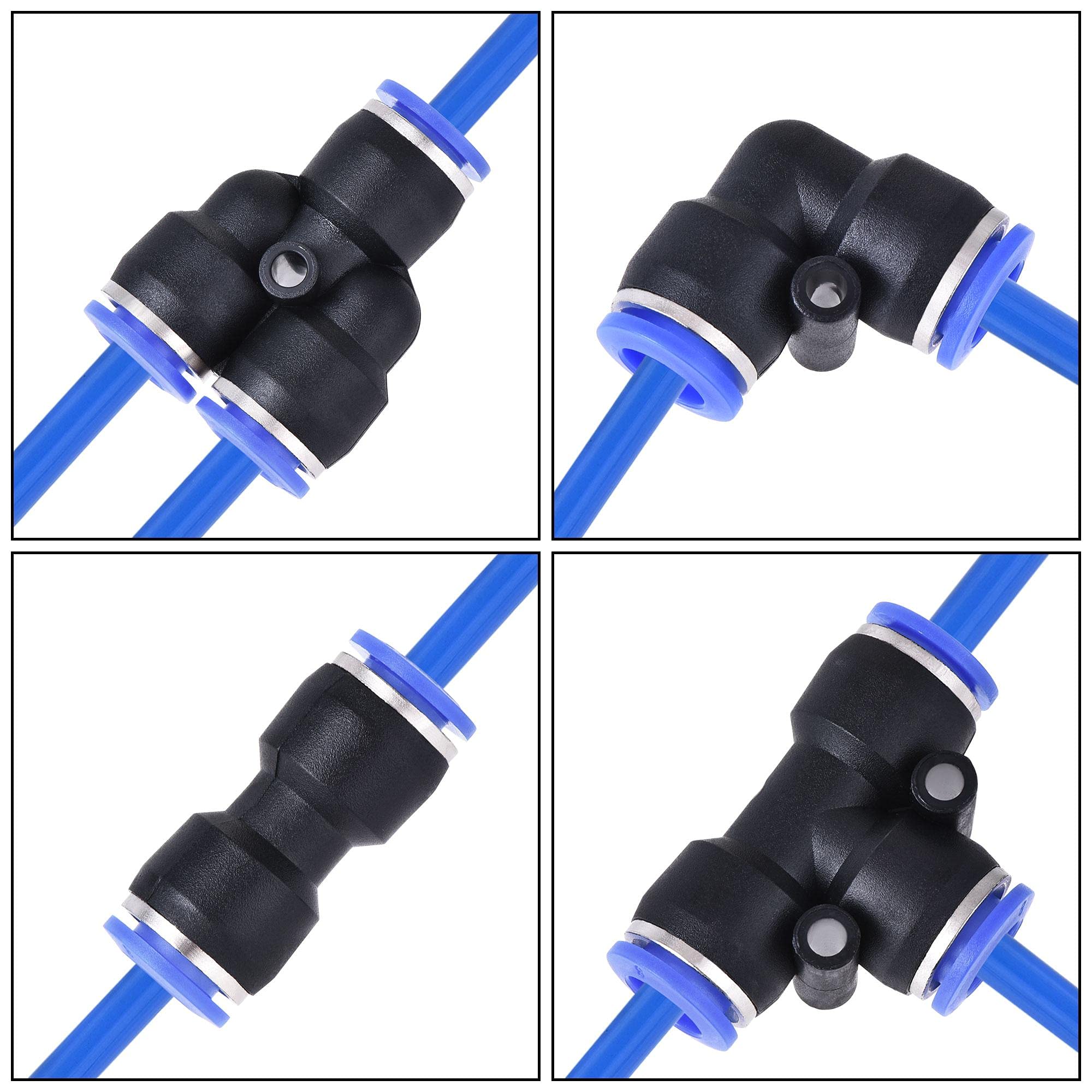 Juego De Manguera Neumática Festo Pun Con Accesorios - Ideal Para Compresores, Herramientas De Aire Y Proyectos DIY