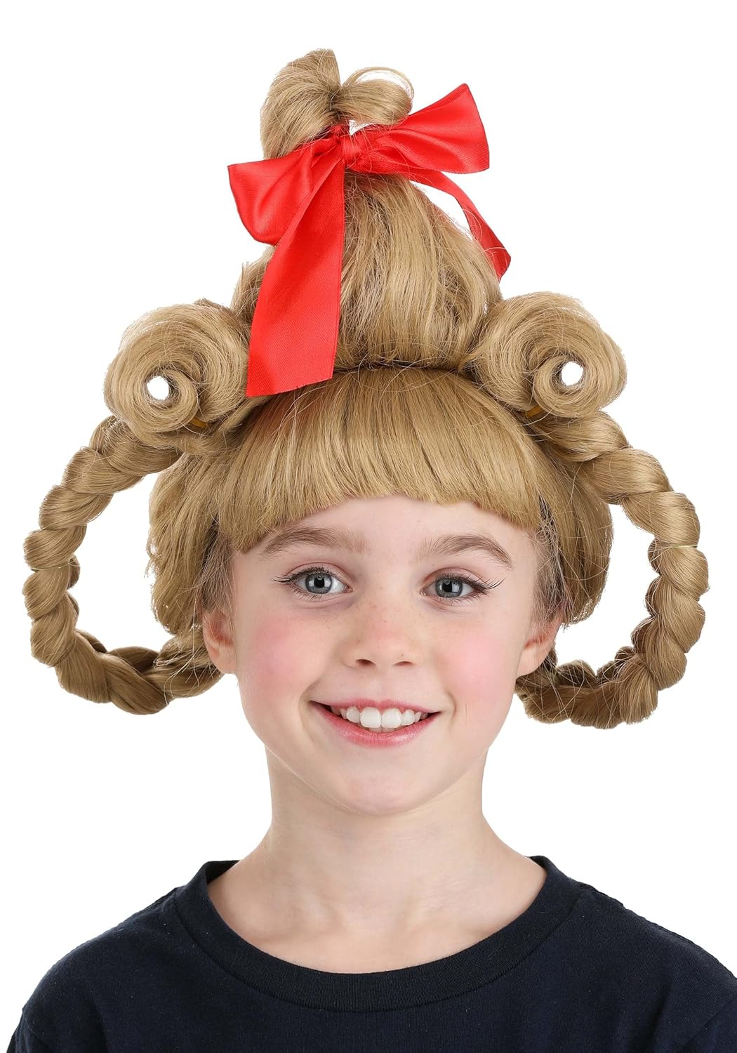 Fun Costumes Kid's Deluxe Christmas Girl Wig - ST