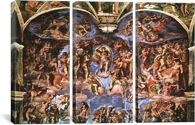 超ポイントアップ祭 プリハード ミケランジェロ ブオナローティ 5392 額縁g 大全紙 最後の審判 その他