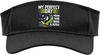 Gamer Gaming Cat Video Game Sport Sun Visor