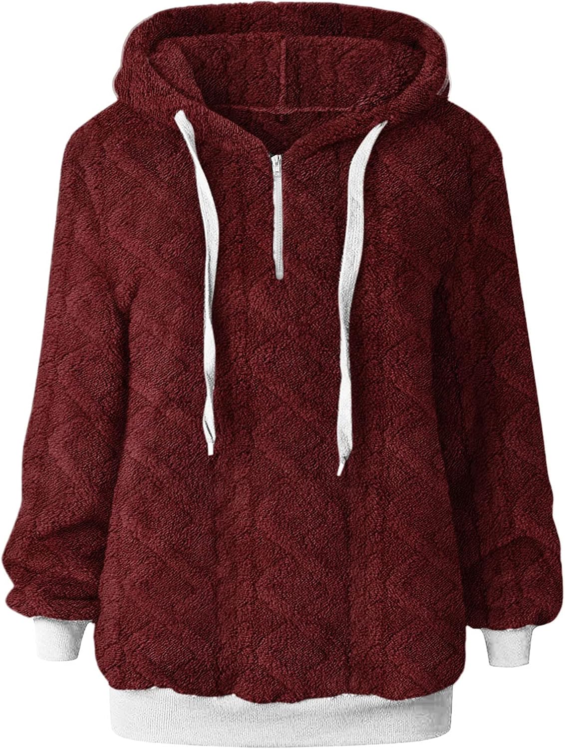 BODOAO Tie Dye Hooded Sweatshirt for Women Winter Warm Fleece Zipper Jacket Coat with Pocket Female Outwear Plus Size : Clothing, Shoes & Jewelry