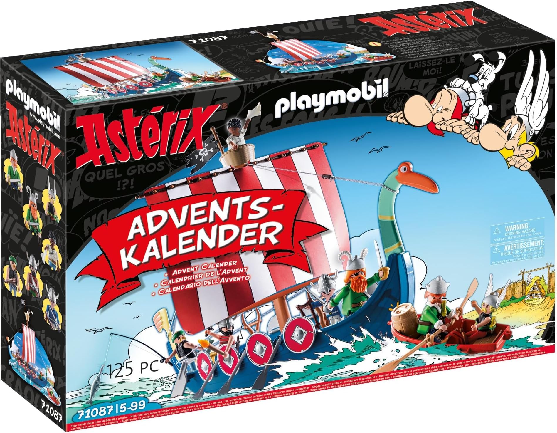 Asterix Pirates Advent Calendar, One Size, Multicolor