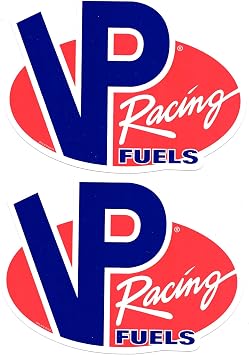 VP Fuels Racing Decals Stickers 4 Inches Long Size Set of 2