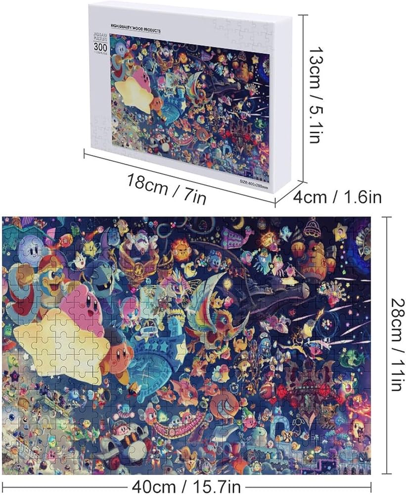 Amazon.co.jp: 星のカービィ ジグソーパズル 300/500/1000ピース 木製