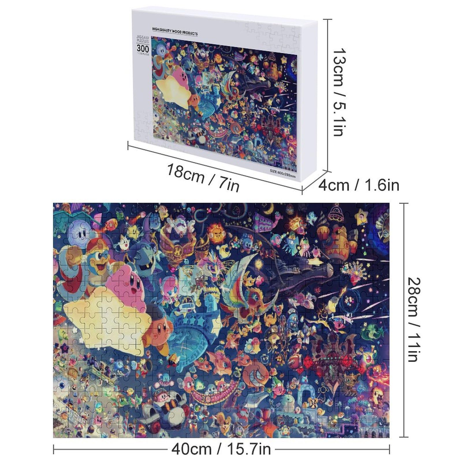 Amazon.co.jp: 星のカービィ ジグソーパズル 300/500/1000ピース 木製