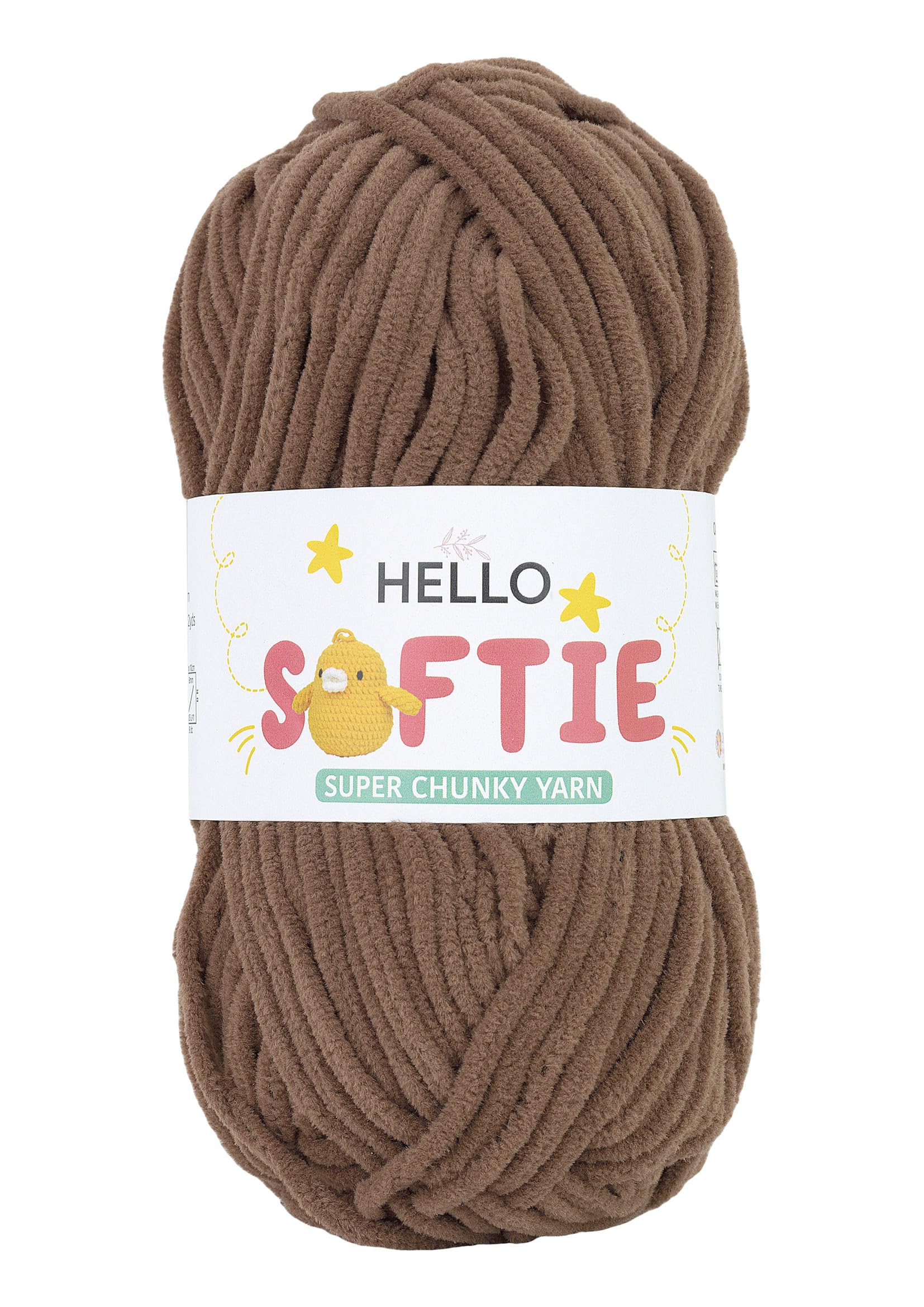 Hello Softie Blanket Yarn 100g - Chocolate