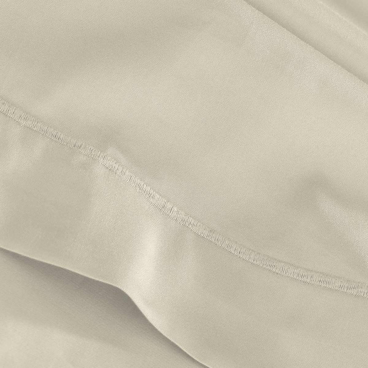 Sensei Maison - Drap Plat en Percale de Coton Soft Percale - 270x300 cm - Ficelle