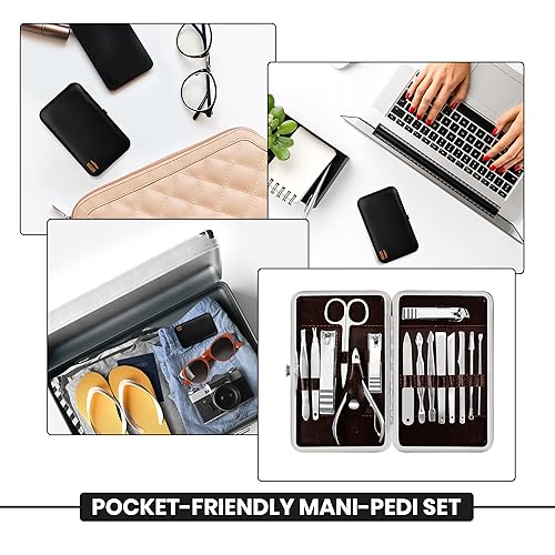 Miniatura 5 de Utopia Care - Kit de manicura para mujeres y hombres, juego de manicura con cortaúñas o kit de uñas que incluye cortaúñas y uñas de los pies, kit de