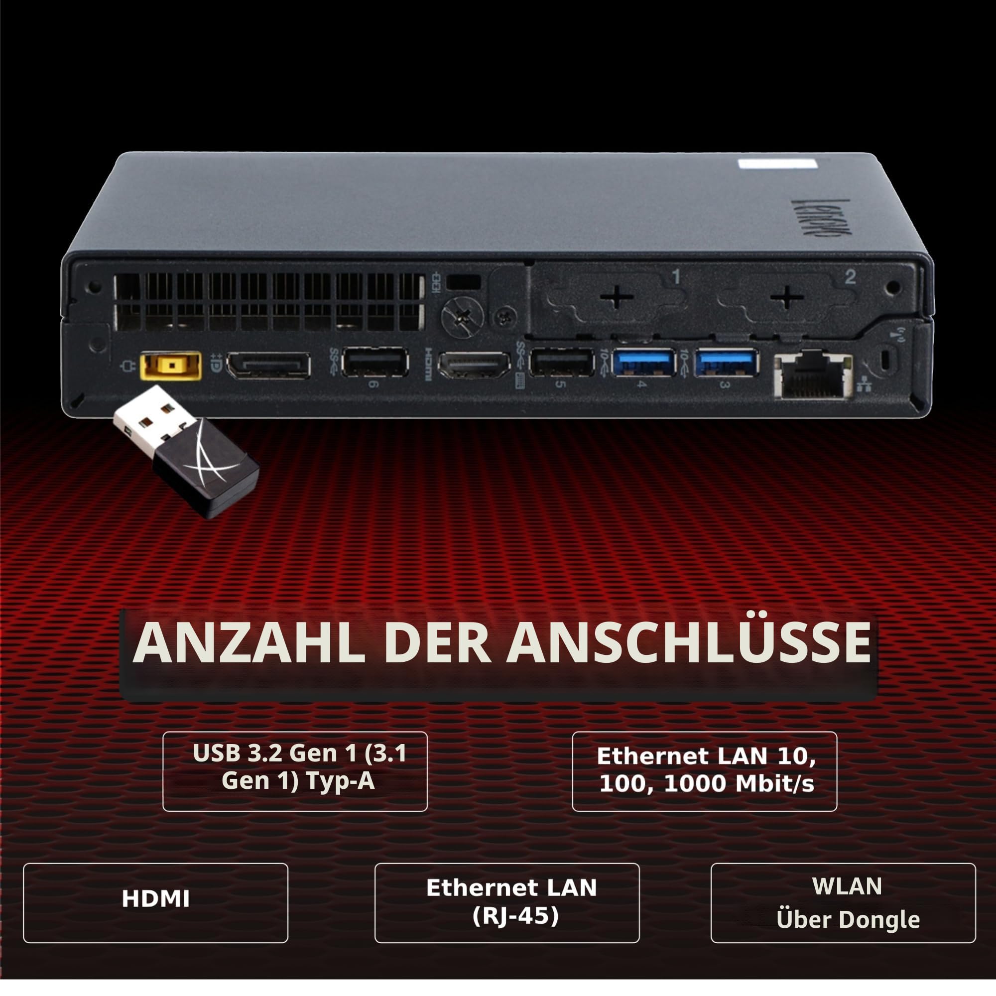 Lenovo Mini-PC ThinkCentre Core Full | Core i5 bis 3,50 GHz | RAM