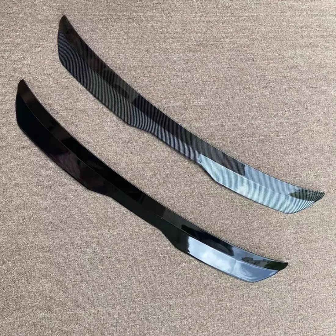 Spoiler Posteriore per Tetto Auto per BMW 1 Series F20 F21 2012-2020, Spoiler per Berlina/bagagliaio in ABS, Nero Lucido/aspetto Fibra di Carbonio,Glossy Black