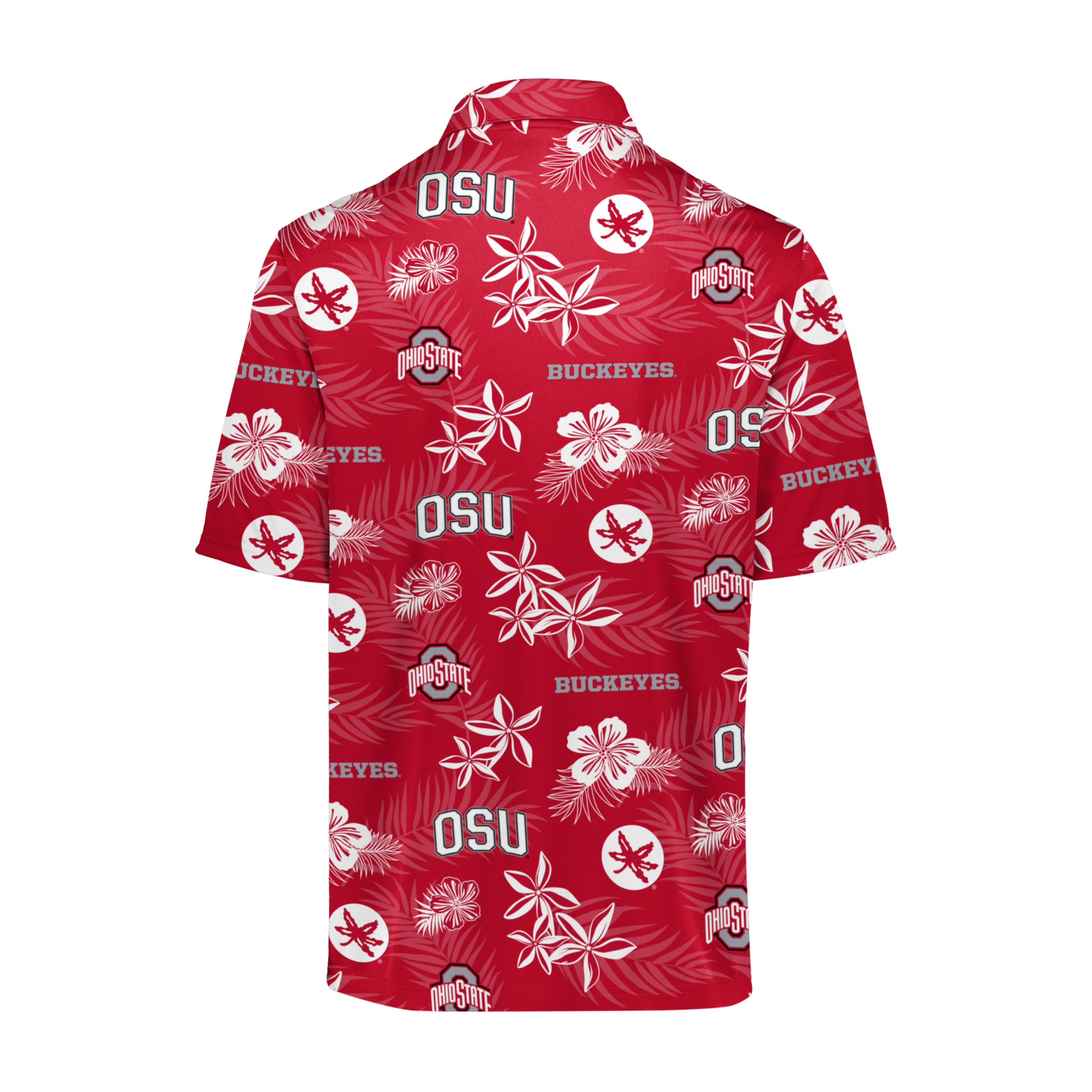 Holloway Ohio State Men's Floral Logo Polo S