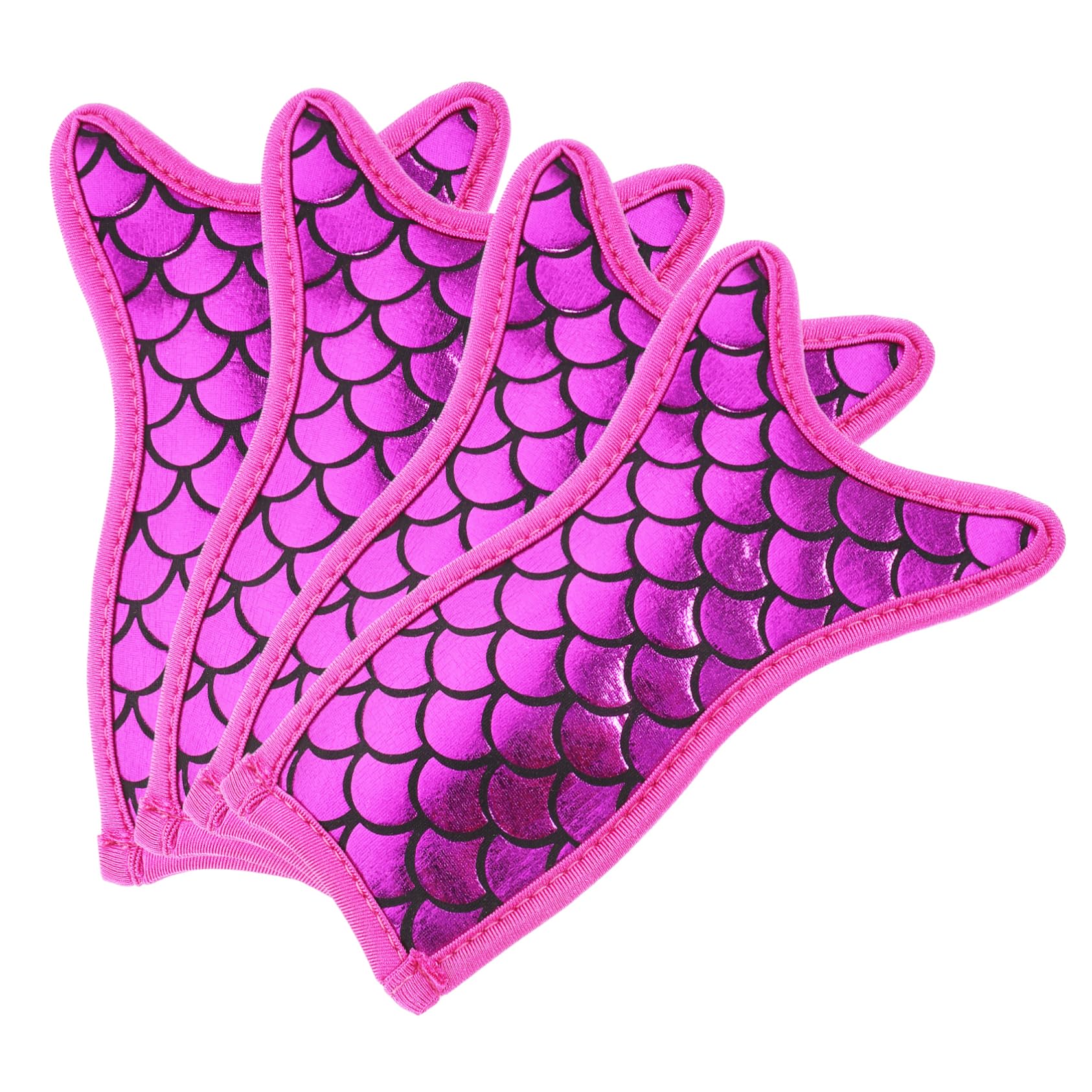 BESPORTBLE 4pcs Ice Rod Holder Icepacks Ice-pops Holders Yogurt Stick Holders Decor Mermaid Reusable Popsicles Holders Popsicles Reusable Sleeves Organic Insulation Cover Safety Mask Set