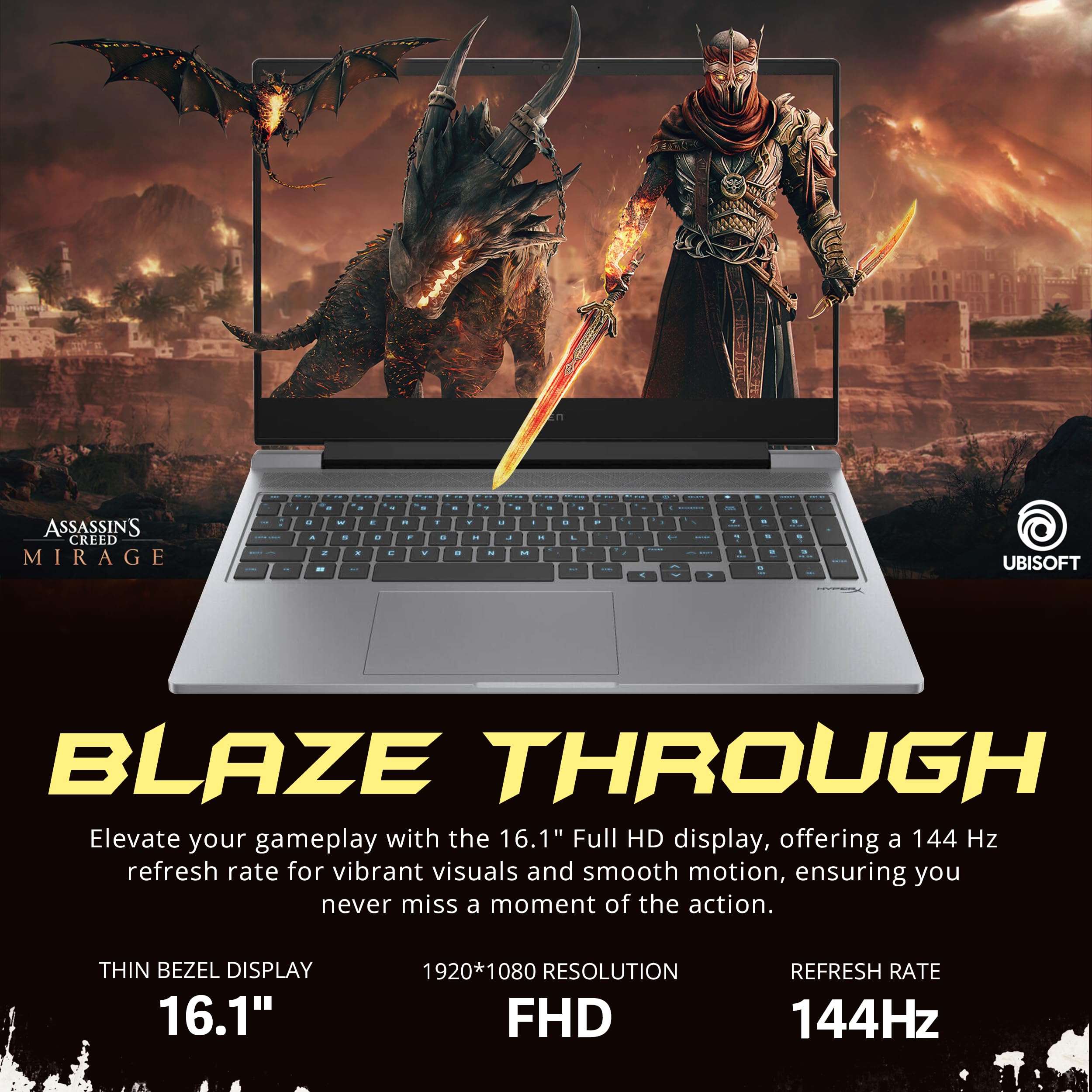 Amazon.co.jp: HP Omen 16.1インチ FHD 144Hz ゲーミングノート 