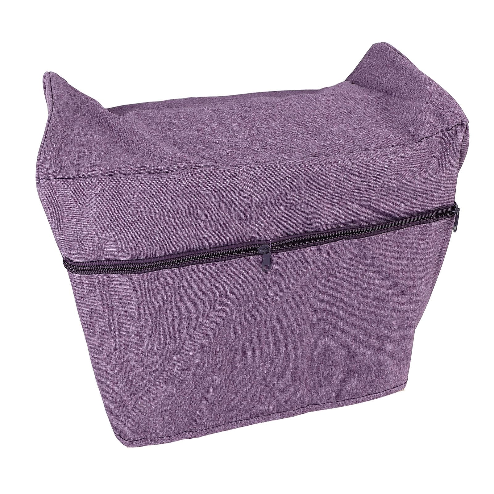 Sewing Machine Cover Dust Cover with Front Zipper Pocket and Side Mesh Pockets, Designed to Prevent Dust, Dirt, and Splashes, Store Your Sewing Accessories in Sight