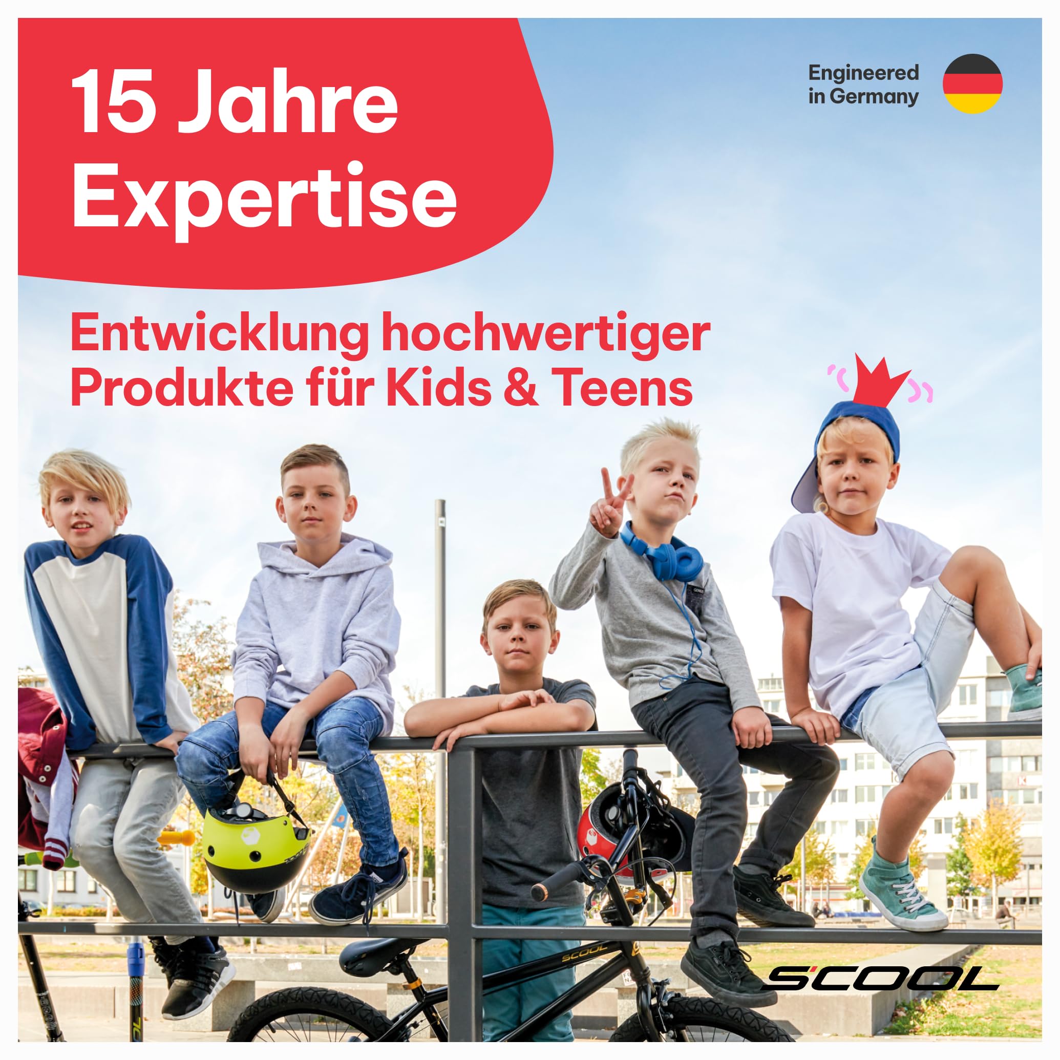 S'COOL XXlite 16/18" vélo enfant 1 vitesse 4-7 ans 100-120 cm