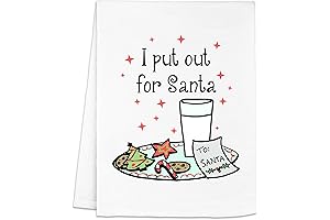 I Put Out For Santa Boho Christmas Kitchen Towels