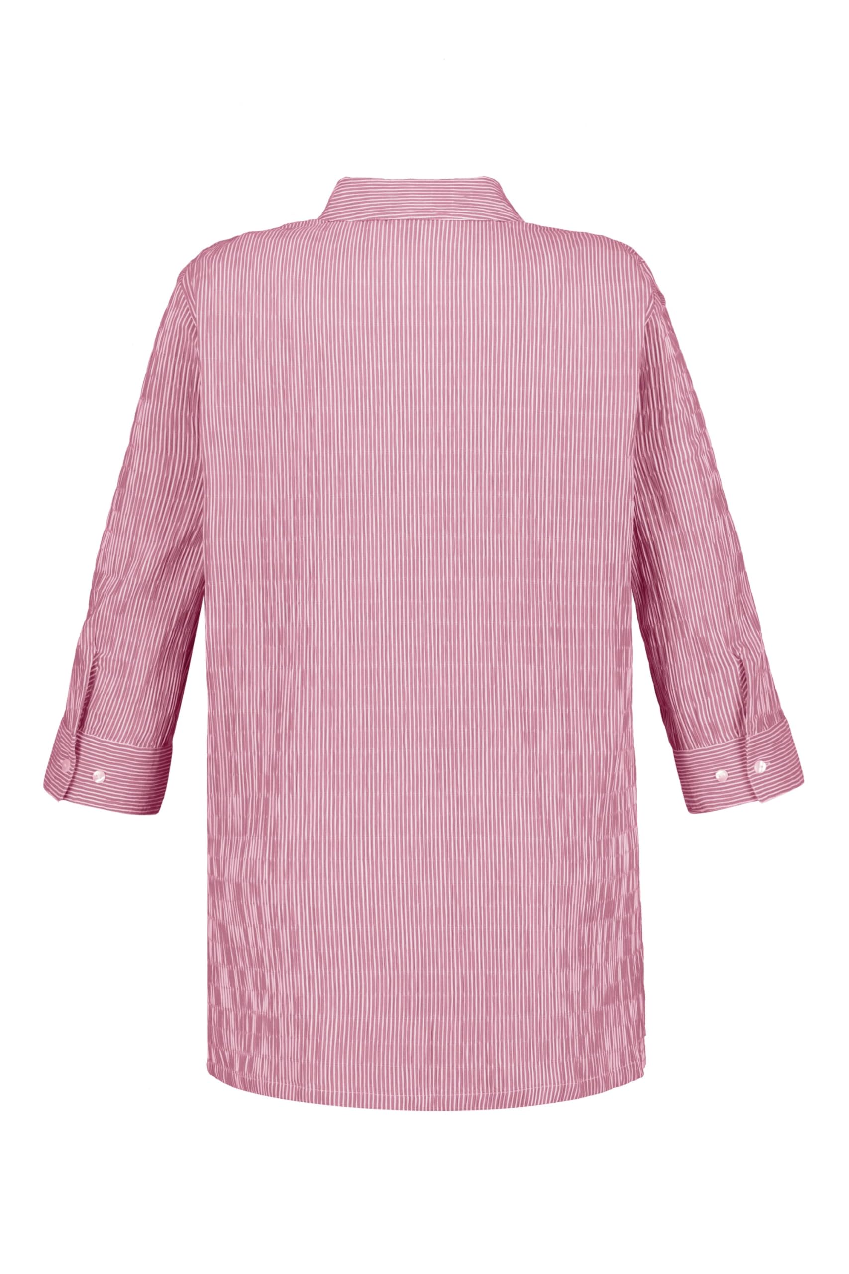 Ulla Popken Damen große Größen Übergrößen Plus Size Hemdbluse, Sternenmuster, Langarm, Viskose 751291