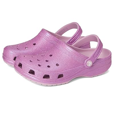 Crocs Classic Clog Glitter Clog Shoes Hydrangea