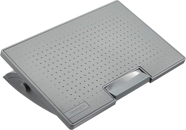 Kensington Ergonomic Foot Rest - Improve Posture, Circulation and Back and Leg Comfort with SmartFit SoleMate Pro Foot Rest for Home Office, Under Desk (K50409EU), Grey