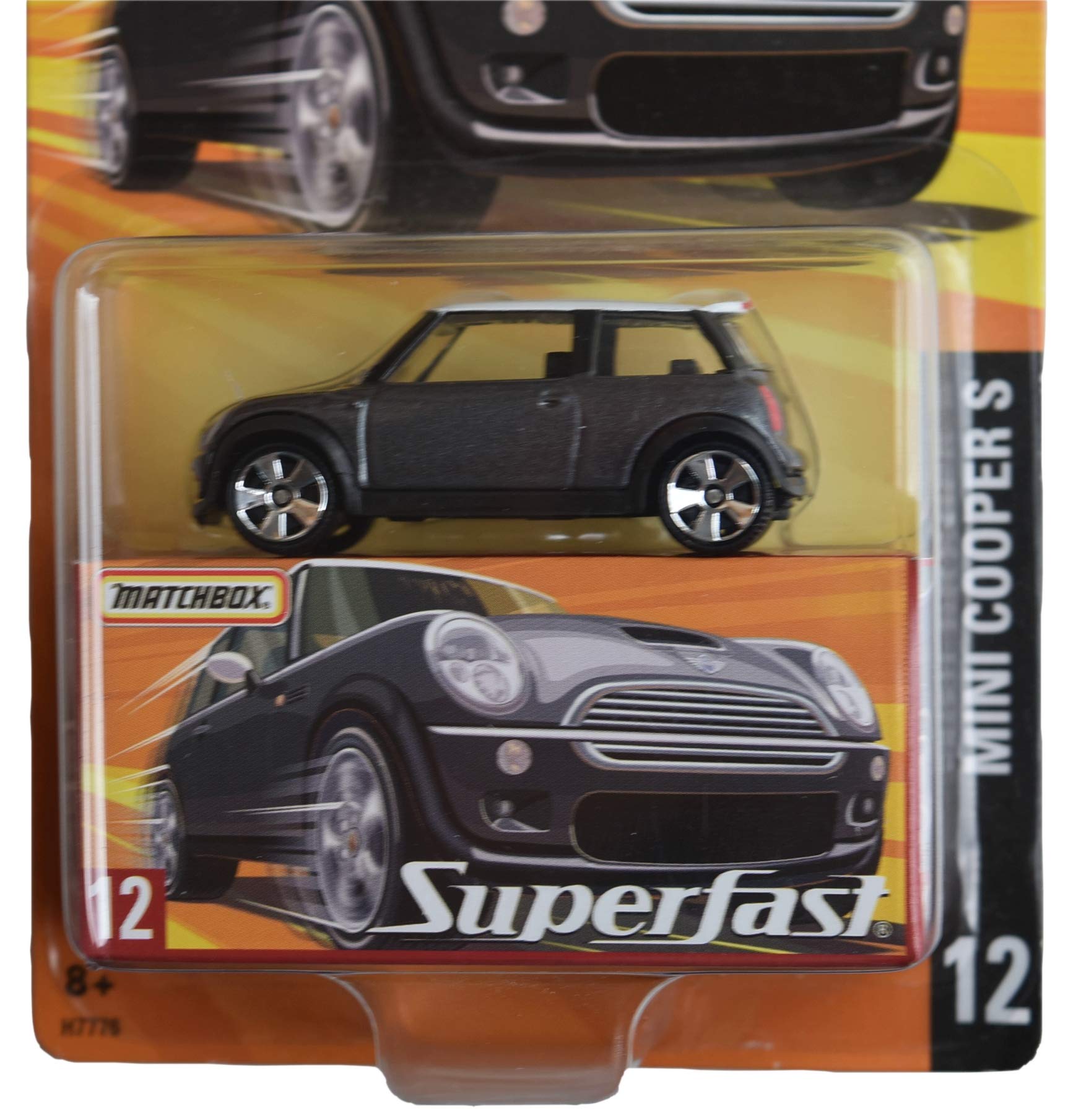 Amazon.com: Matchbox Superfast Mini Cooper S #12, Gray : Toys & Games
