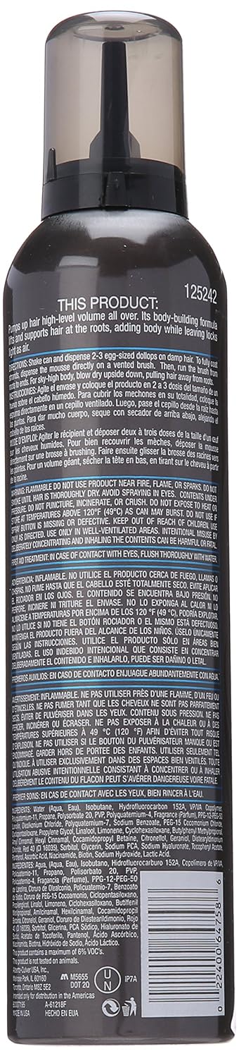 TRESemmé 4 Plus 4 Thickening Extra Hold Mousse, 10.5 Ounce