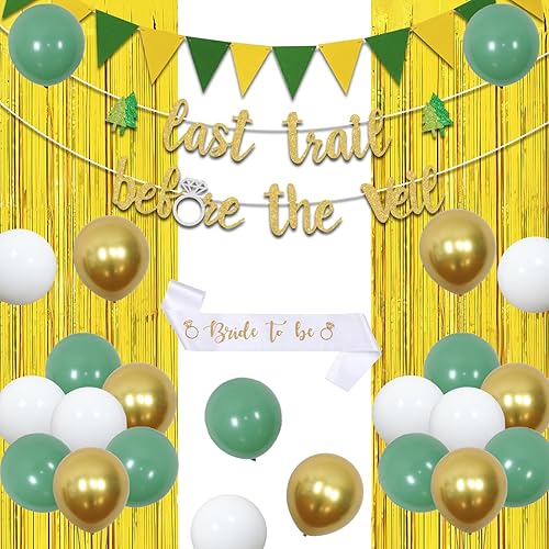 Último camino antes del velo, decoración de fiesta de despedida de soltera de montaña, decoración de último camino antes del velo, banderín de novia