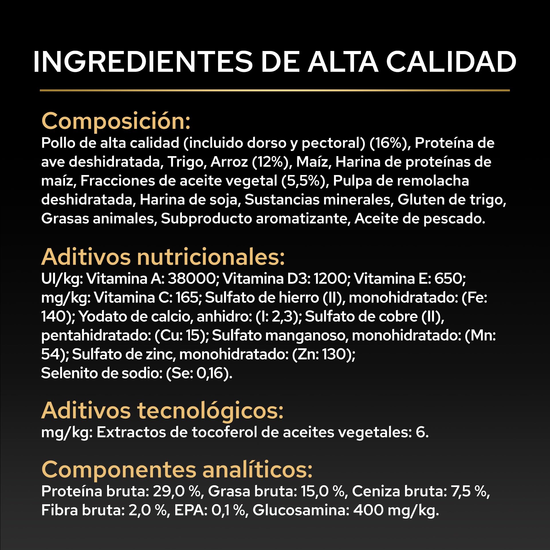 Purina Pro Plan Medium Large Age+7 Pienso para Perro Mediano y Grande Mayor, Senior con Pollo, Saco de 16kg