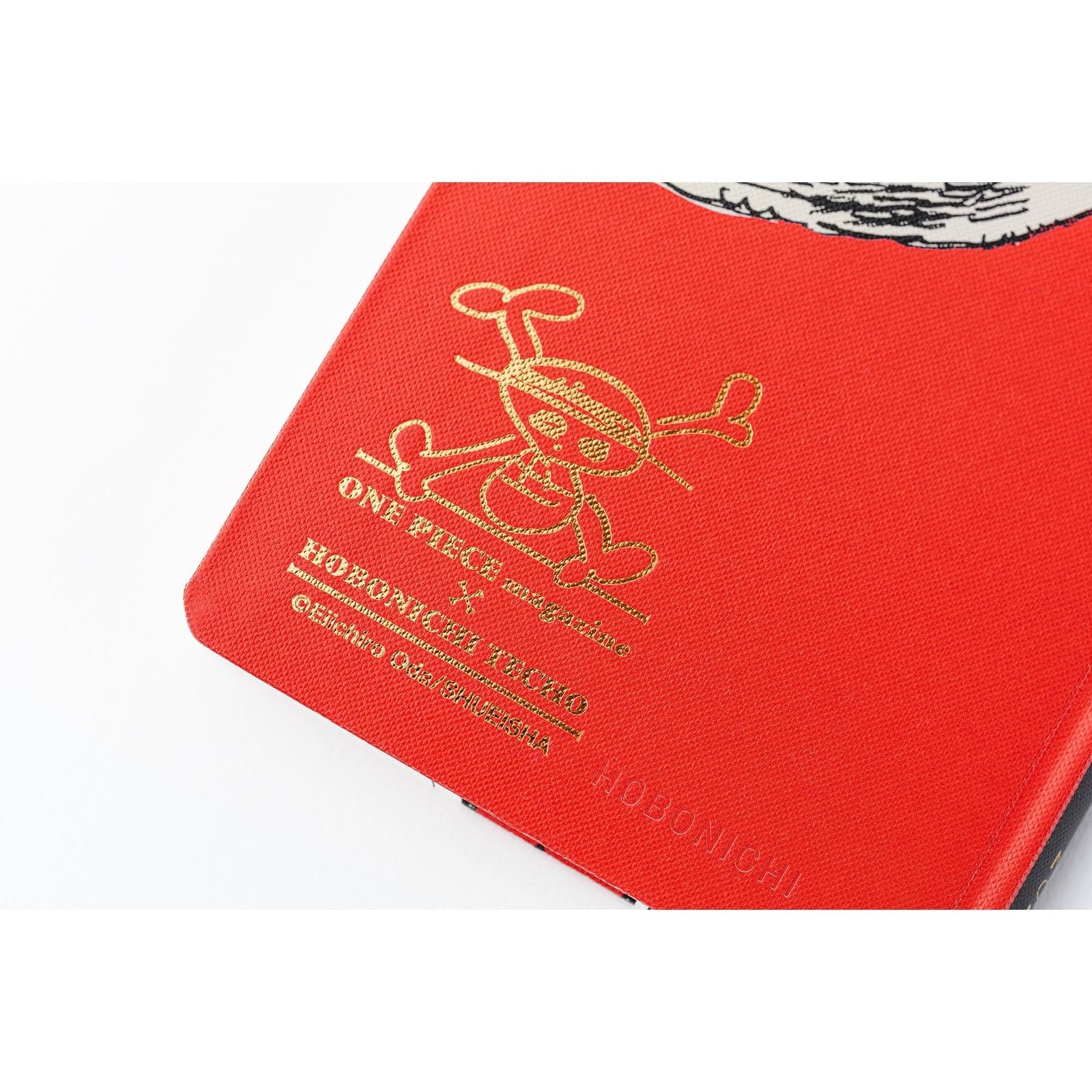 Hobonichi Techo 2026 Spring Weeks – magazynek ONE PIECE: Straw Hat Luffy (czerwony) (japoński, wysoki i cienki, kwietniowy start)