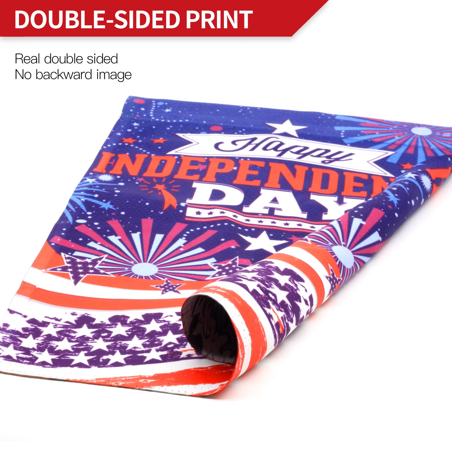 Anley Gartenflagge USA Independence Day – Beidseitig Bedruckt, 18x12,5 Zoll, Wetterfest