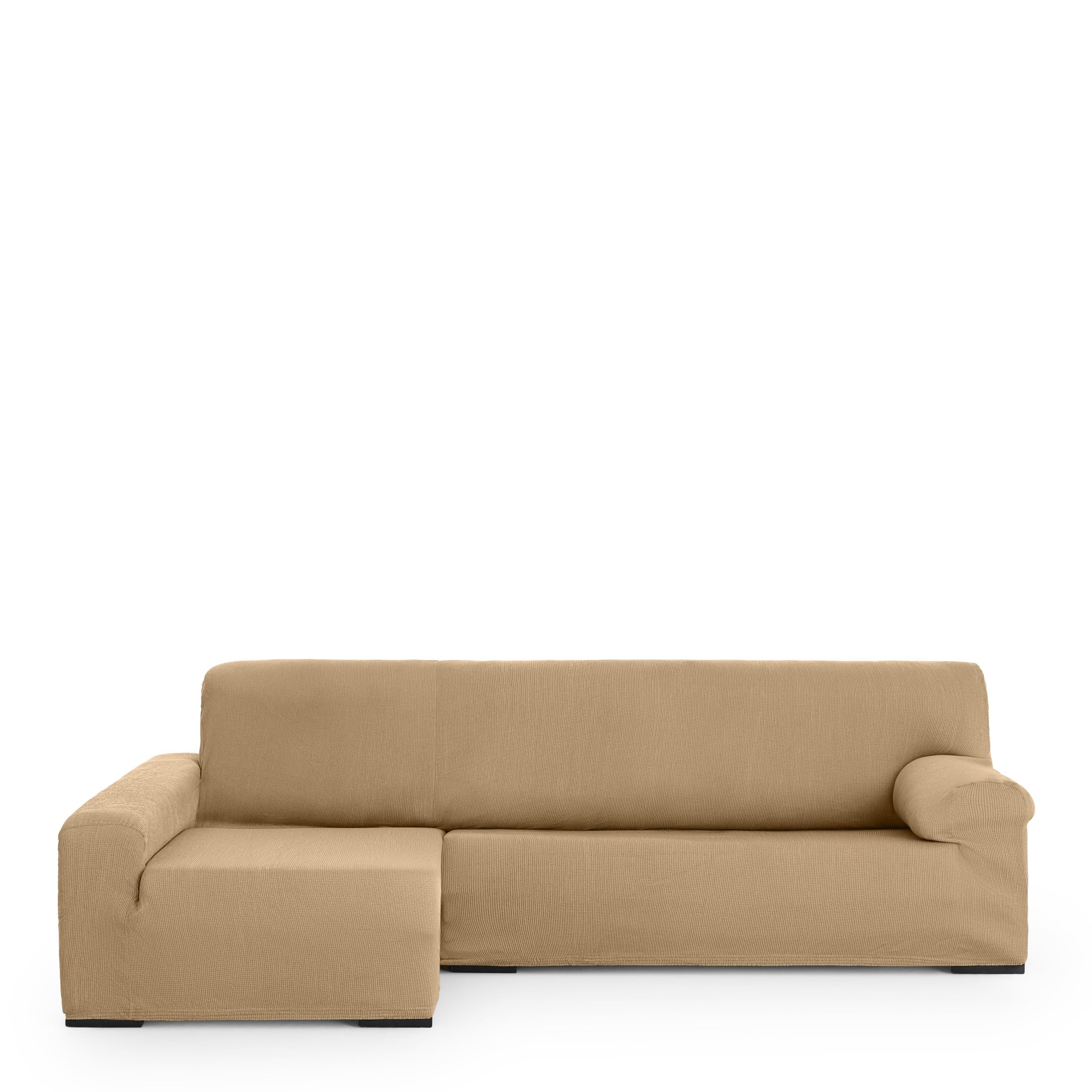 Eysa Poseidon Elastic Left Arm Chaise Longue Sofa Cover, Front View, Colour 11