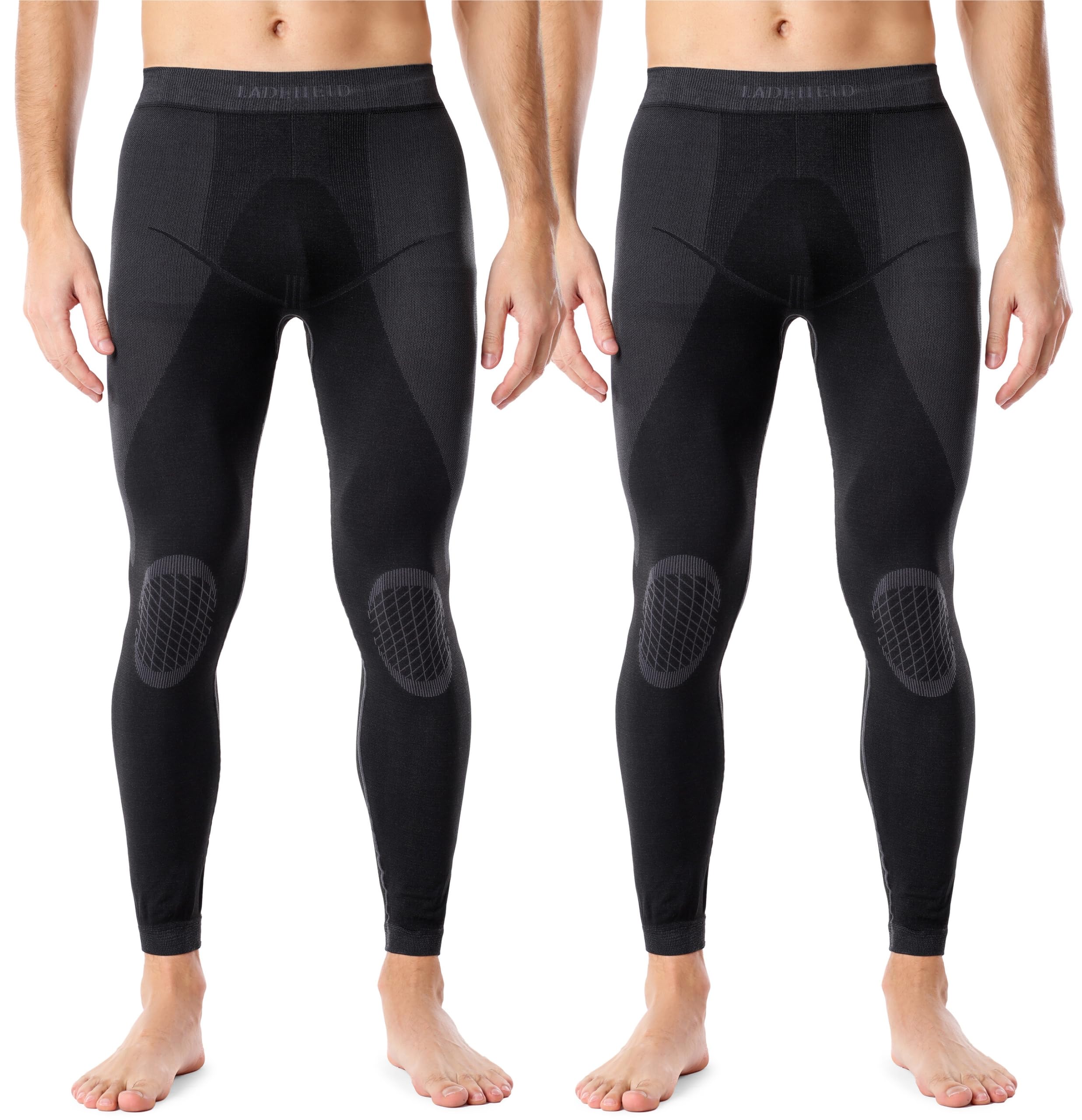 Ladeheid Herren Thermounterwäsche Lange Unterhose Thermoleggings Funktionsunterwäsche für Winter und Sport, thermoaktiv, warm und atmungsaktiv LAGI002