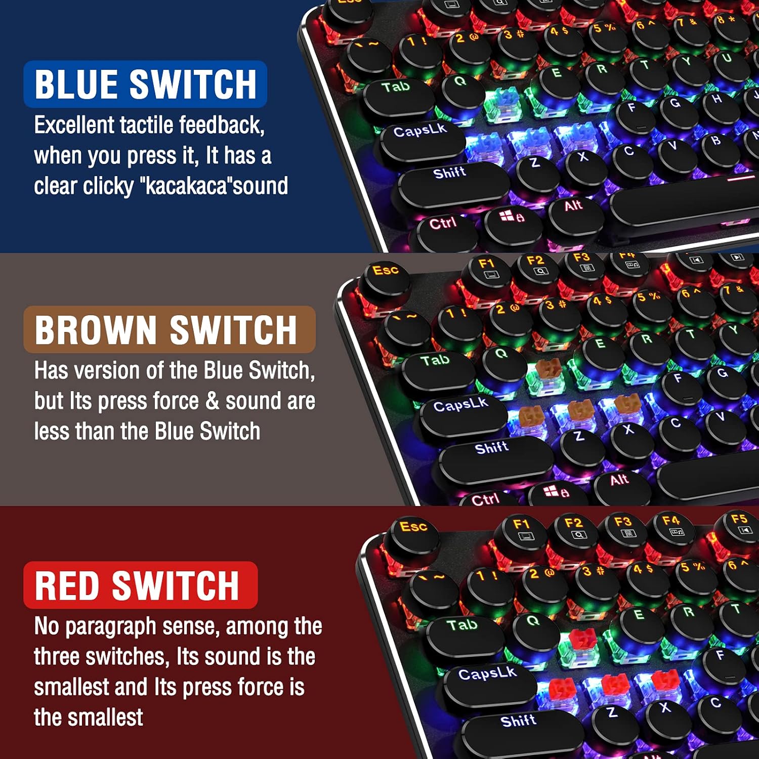 Exclusive Discount 90% Price Mechanical Gaming Keyboard, EDJO 87 Keys Red Switches with LED Rainbow Backlit Wired Computer Gaming Keyboard for Windows PC Gamers Best Cyber Deals 🔥 Mechanical Gaming Keyboard, EDJO 87 Keys Red Switches with LED Rainbow Backlit Wired Computer Gaming Keyboard for Windows PC Gamers
