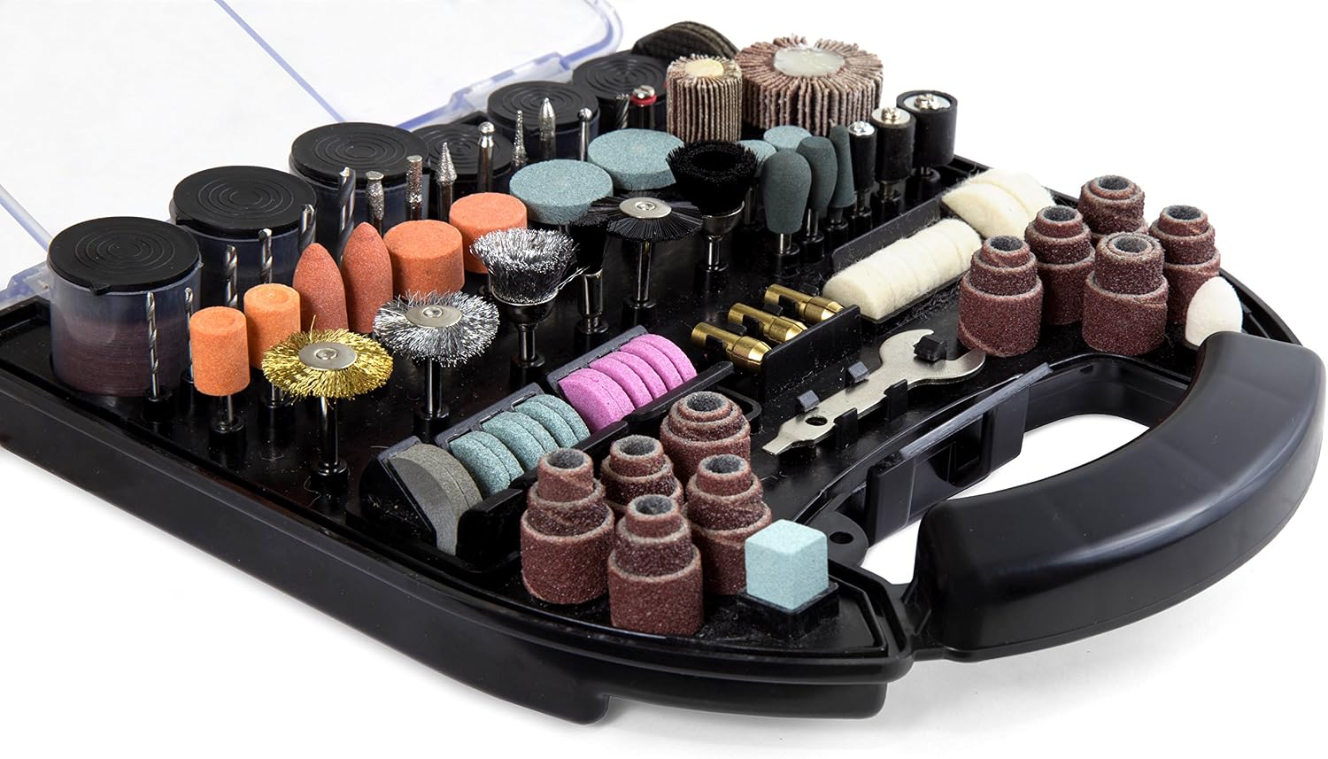 WEN 230321A 320-Piece Rotary Tool Accessory Kit with Carrying Case