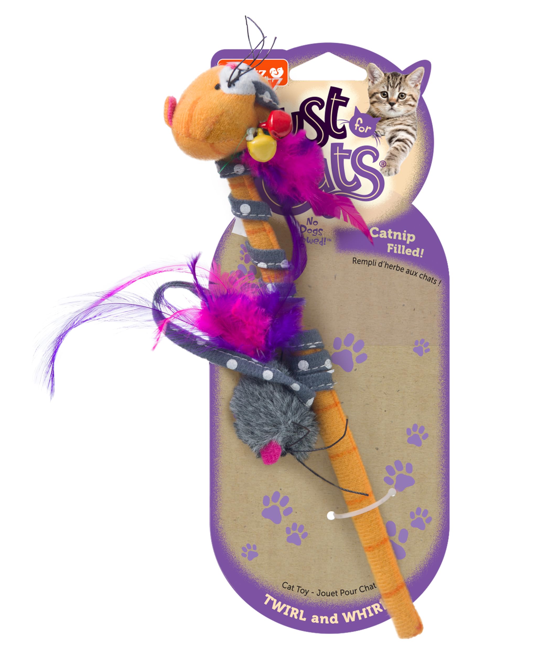 Amazon.com: Hartz Just For Cats Twirl and Whirl Interactive Cat