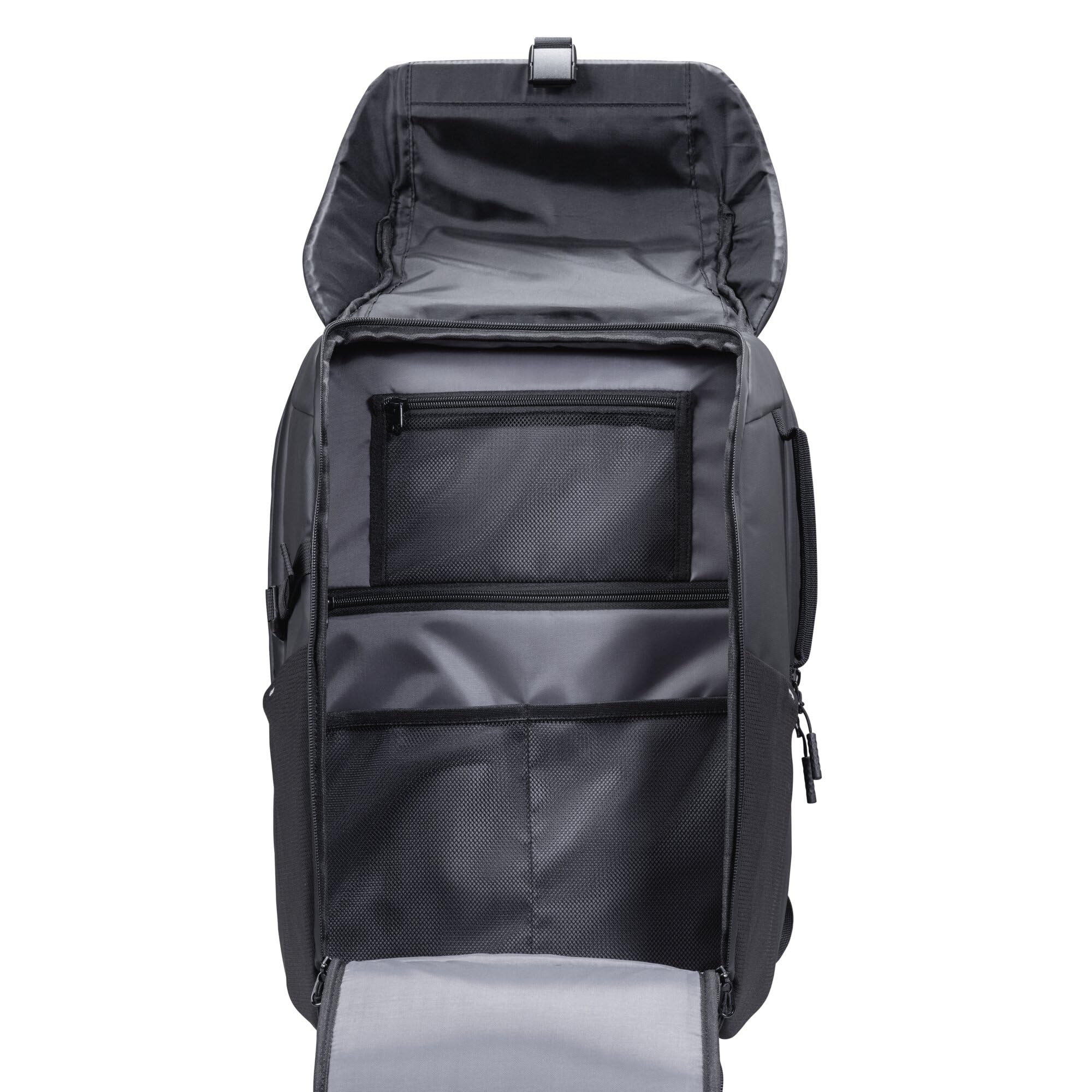 Trust Jersey Mochila Ordenador Portátil 17 Pulgadas 25 Litros, Negro | Resistente al Agua, Backpack de Plástico Reciclado para los Estudios Viajes Trabajo Hombre Mujer