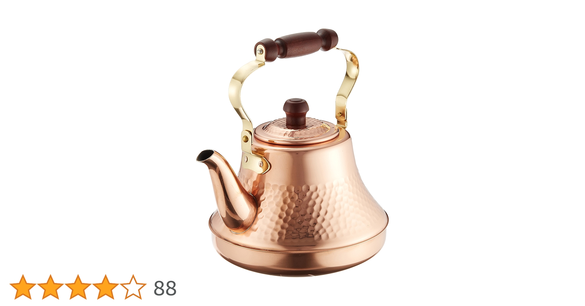 Amazon｜タケコシ 銅 クラッシーケトル 2.5L｜やかん・ケトル