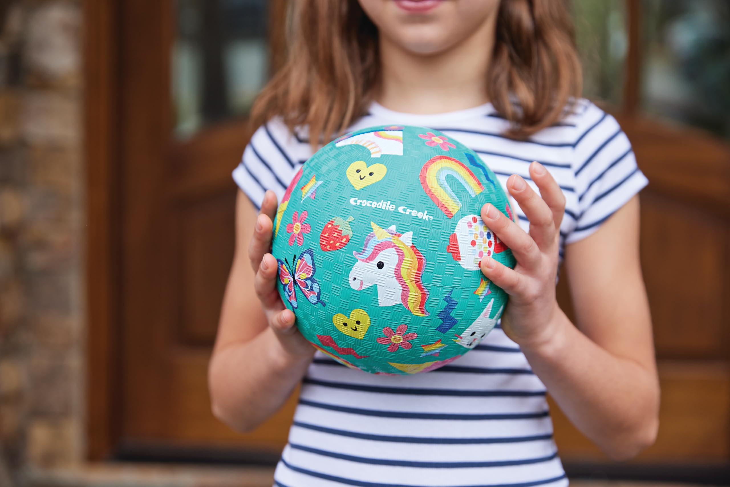 Crocodile Creek Rubber Playground Ball, Ships Inflated, PVC-Free - Image 2