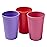 ECR4Kids ELR-18102-BE My First Meal Pal Drinking Cup - BPA-Free, Dishwasher Safe, Stackable Tumblers, Kids Cup Set for Baby, Toddler and Children - 3-Pack, Berry